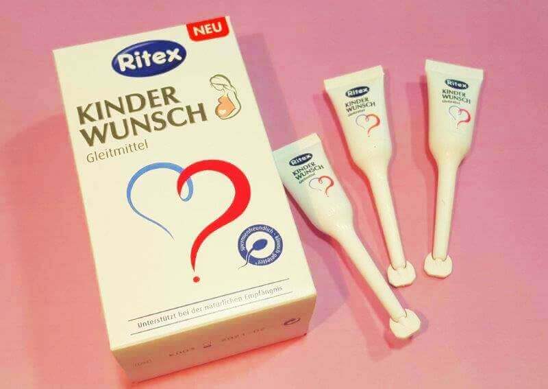 Ritex Kinderwunsch Gel Verpackung und Applikatoren