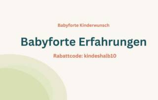 Babyforte Erfahrungen Kinderwunsch