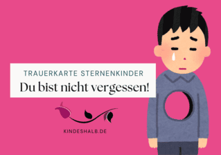 Trauerkarte für Sternenkinder